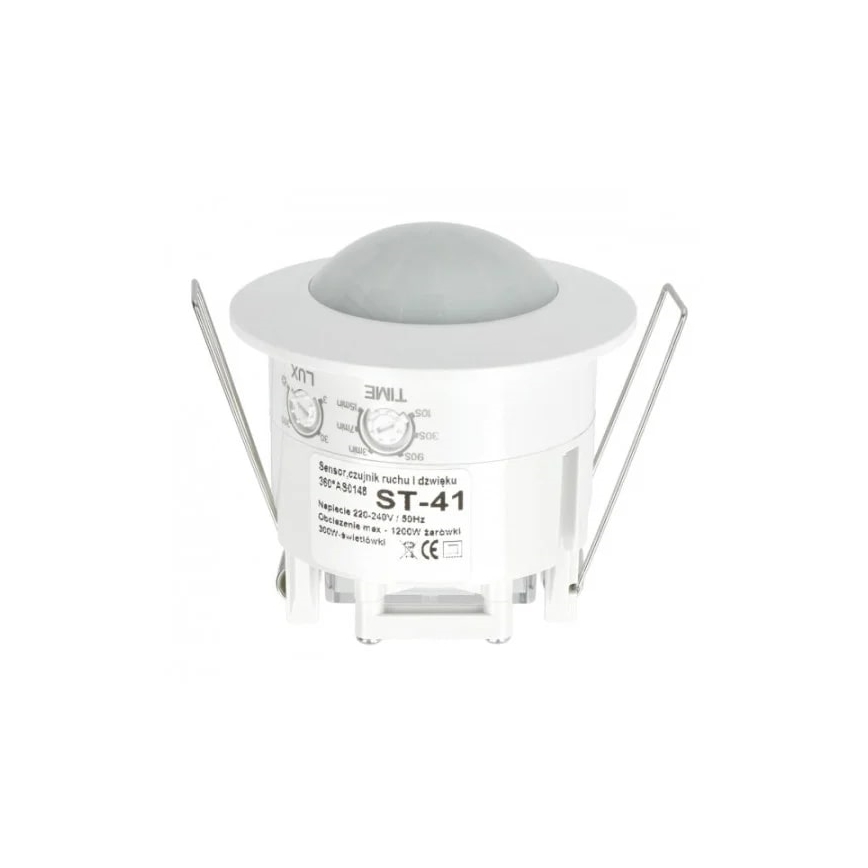 Sensor de movimento e crepúsculo ST41 360 ° branco