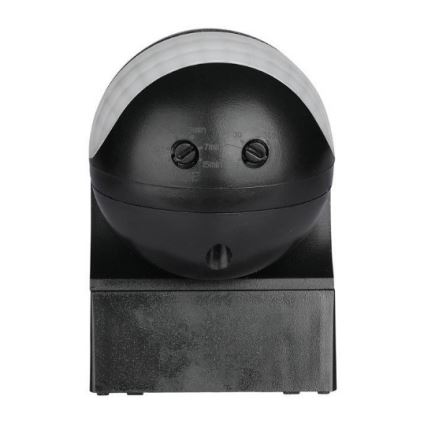 Sensor de movimento exterior 230V IP44 preto