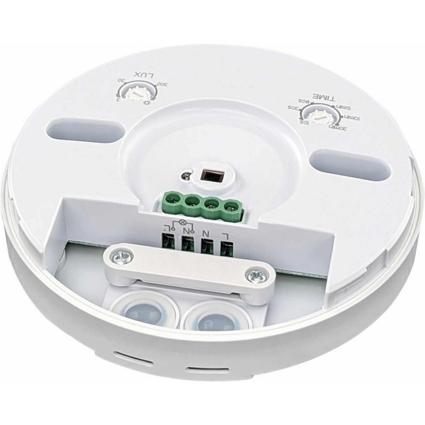 Sensor de movimento exterior 360x120° branco IP65