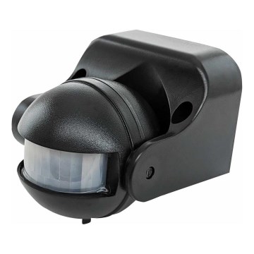 Sensor de movimento PIR para exterior 1200W/230V IP44 preto