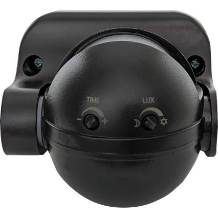 Sensor de movimento PIR para exterior 1200W/230V IP44 preto