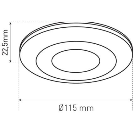 Sensor de presença PRES SENSOR 2000W branco