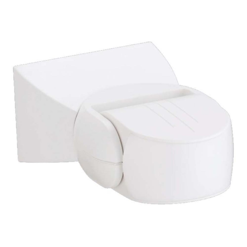 Sensor exterior de movimento por microondas 180° 230V IP65 branco