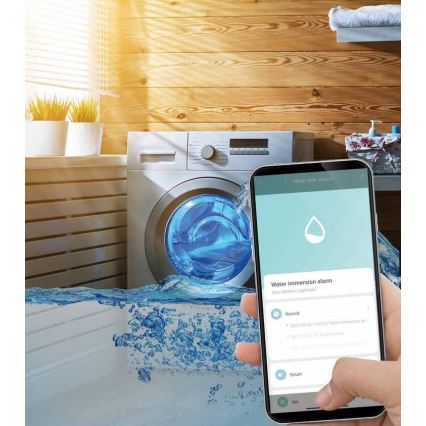 Sensor inteligente de fuga de água 3xAAA Wi-Fi Tuya
