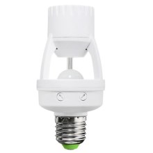 Sensor PIR para lâmpada branca E27