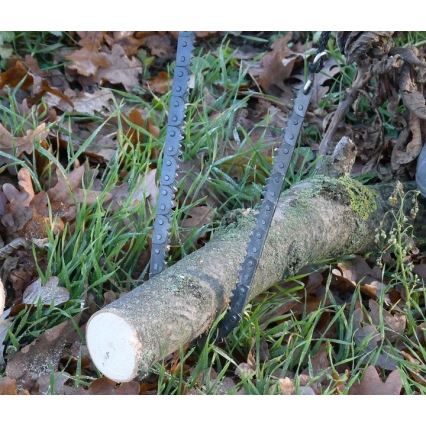 Serra de corrente manual preta