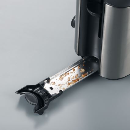 Severin AT 2515 - Torradeira para 2 fatias 1000W/230V inox/preto