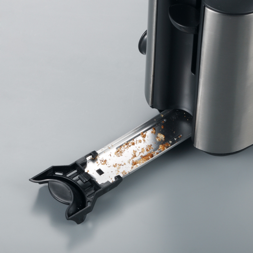 Severin AT 2515 - Torradeira para 2 fatias 1000W/230V inox/preto