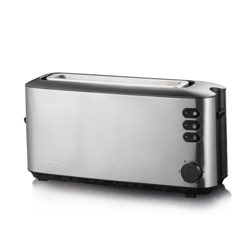Severin AT 2515 - Torradeira para 2 fatias 1000W/230V inox/preto