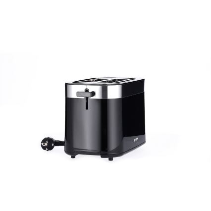 Severin AT 9264 - Torradeira com duas ranhuras 800W/230V inox/preto