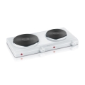 Severin DK 1042 - Fogão elétrico de duas placas 2500W/230V branco