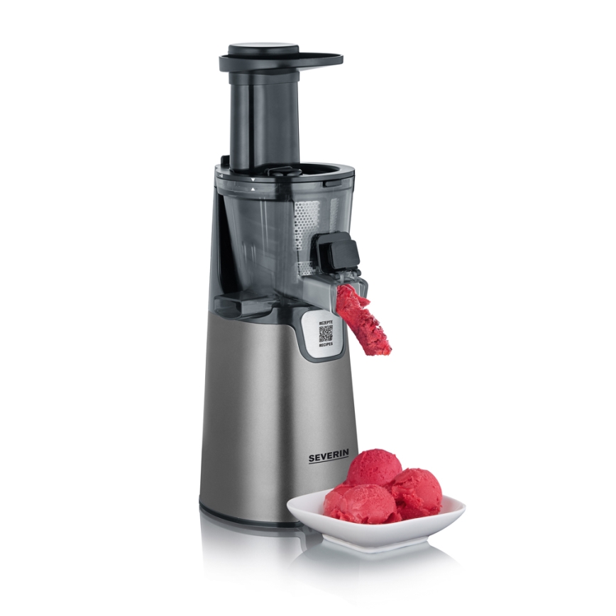 Severin ES 3571 - Extrator de sumos de baixa rotação 1,3 l, 150 W/230 V, cinzento
