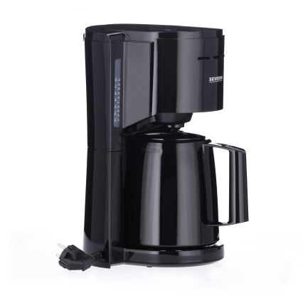 Severin KA 9306 - Cafeteira com jarra térmica 1 l 1000W/230V preta
