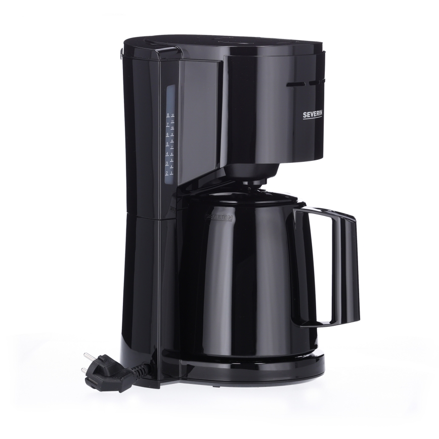 Severin KA 9306 - Cafeteira com jarra térmica 1 l 1000W/230V preta