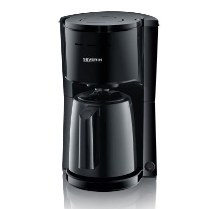Severin KA 9306 - Cafeteira com jarra térmica 1 l 1000W/230V preta