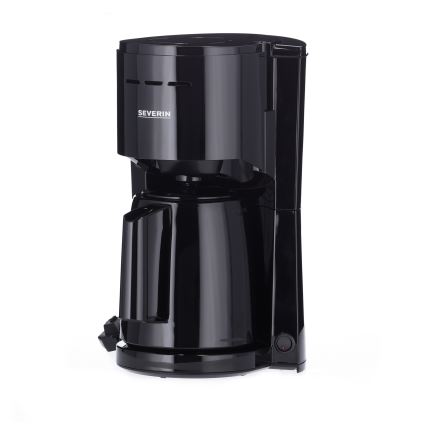 Severin KA 9306 - Cafeteira com jarra térmica 1 l 1000W/230V preta