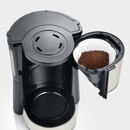 Severin KA 9575 - Cafeteira de filtro 1000W/230V bege/preto