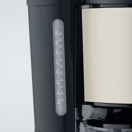 Severin KA 9575 - Cafeteira de filtro 1000W/230V bege/preto