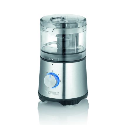 Severin KM 3865 - Picadora de alimentos 400 W/230 V inox/preto