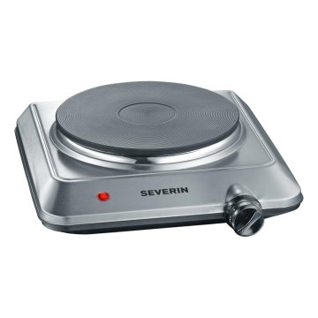 Severin KP 1092 - Fogão elétrico de uma placa 1500 W/230 V, inox