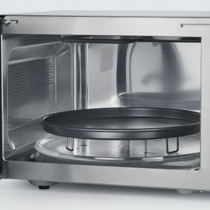 Severin MW 7774 - Micro-ondas 3 em 1, 1950 W/230 V, 25 L, aço inoxidável