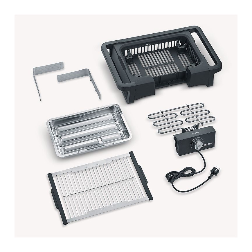 Severin PG 8123 - Grelhador elétrico de mesa 2300W/230V