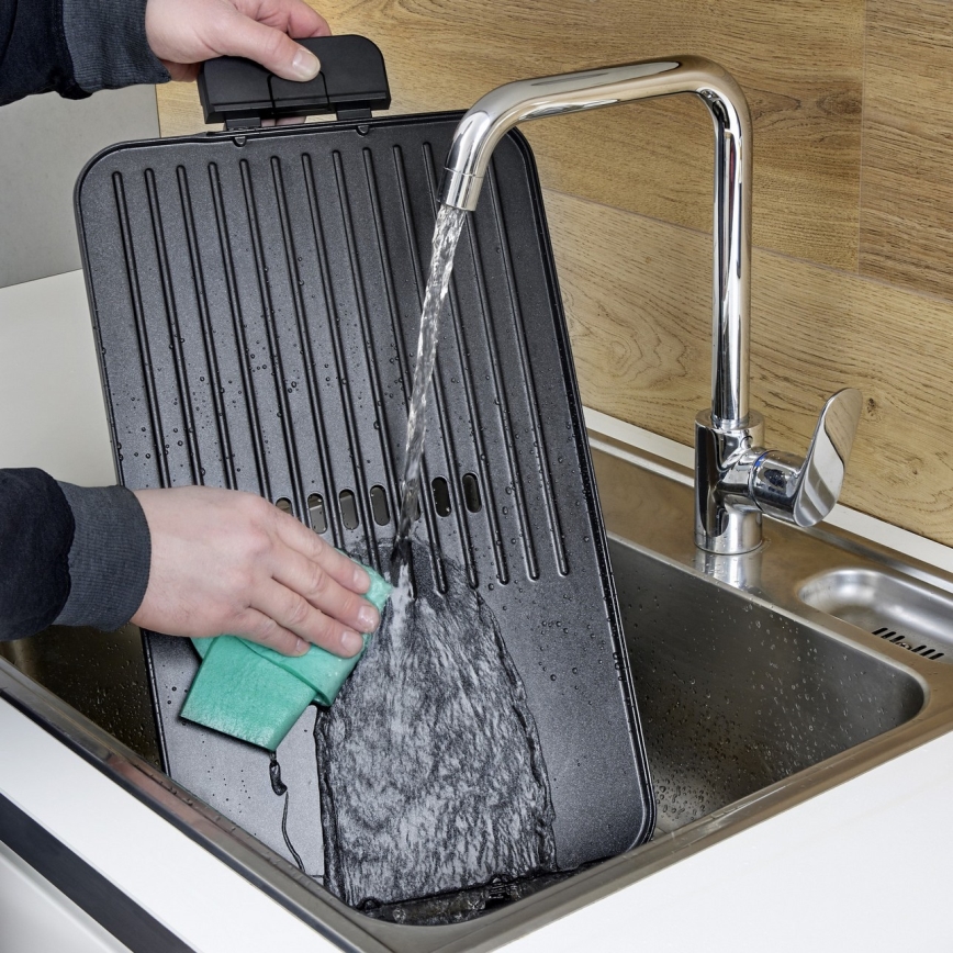 Severin PG 8564 - Grelhador elétrico de mesa 2300W/230V 50x30 cm preto