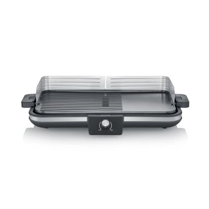 Severin PG 8564 - Grelhador elétrico de mesa 2300W/230V 50x30 cm preto
