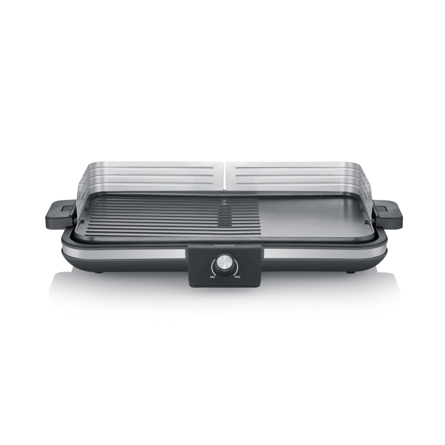Severin PG 8564 - Grelhador elétrico de mesa 2300W/230V 50x30 cm preto