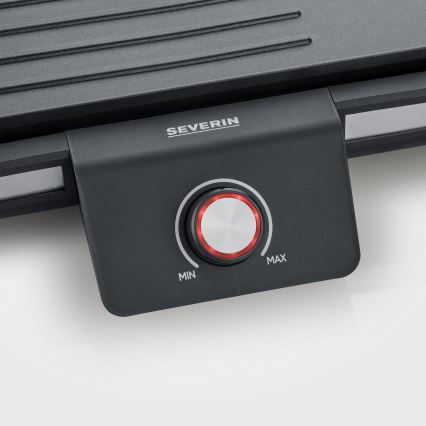 Severin PG 8564 - Grelhador elétrico de mesa 2300W/230V 50x30 cm preto