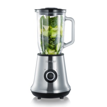 Severin SM 3737 - Liquidificador de bancada 1 L 500 W/230 V aço inoxidável/preto
