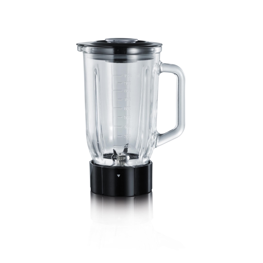 Severin SM 3737 - Liquidificador de bancada 1 L 500 W/230 V aço inoxidável/preto
