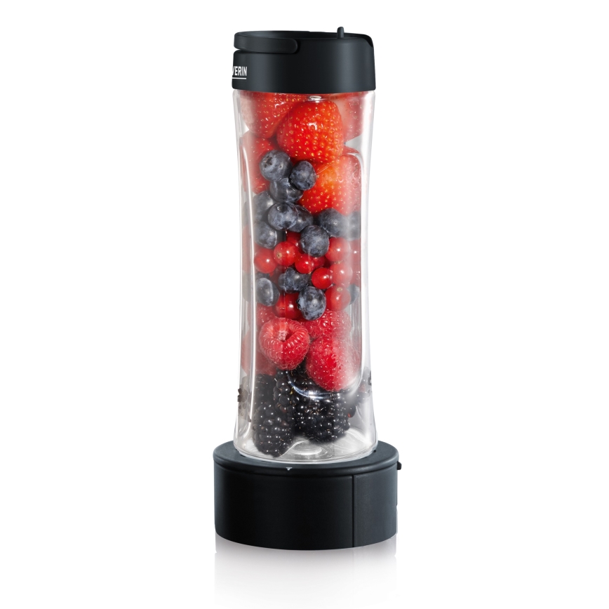 Severin SM 3737 - Liquidificador de bancada 1 L 500 W/230 V aço inoxidável/preto