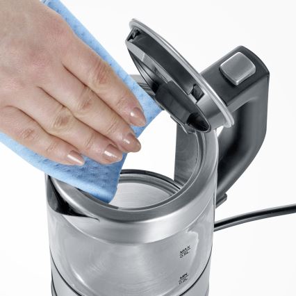 Severin WK 3472 - Chaleira elétrica rápida 0,5 L 1100W/230V inox/vidro