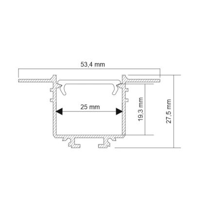 Shilo - Luminária LED de embutir LED/9W/230V 3000K CRI 90 preta