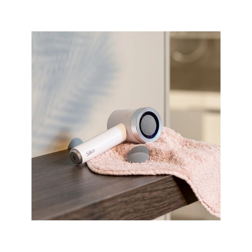 Silk'n - Lima elétrica para os pés VACUPEDI 5V/1500 mAh branca