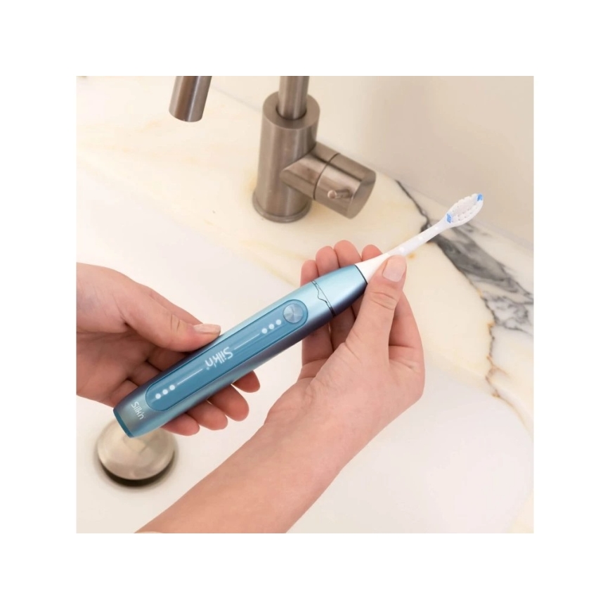 Silk’n - Escova de dentes sónica vibratória SONIC YOU 3350 mAh IPX7 azul