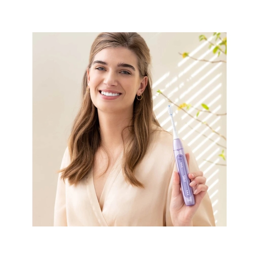 Silk’n - Escova de dentes sônica vibratória SONIC YOU 3350 mAh IPX7 roxa