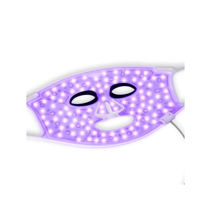 Silk’n - Máscara Terapêutica Facial LED RGB, 5V, 2000 mAh, branca, com controlo remoto