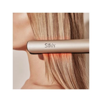 Silk’n - Prancha alisadora de cabelo infravermelha SILKY STRAIGHT 230V dourada