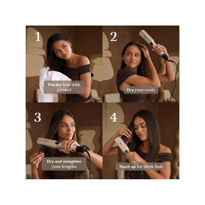 Silk’n - Secador de cabelo 3 em 1 SILKYAIR TRINITY 230V dourado