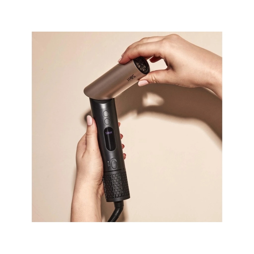 Silk’n - Secador de cabelo SILKYAIR FLEX 230V preto/dourado