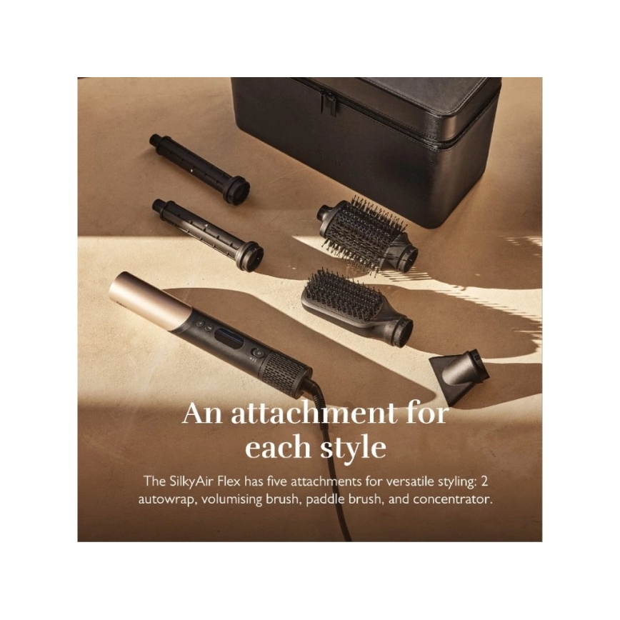 Silk’n - Secador de cabelo SILKYAIR FLEX 230V preto/dourado