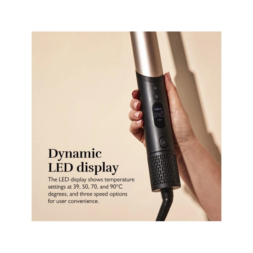 Silk’n - Secador de cabelo SILKYAIR FLEX 230V preto/dourado