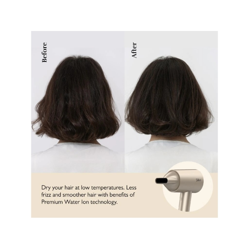 Silk’n - Secador de cabelo SILKYAIR PRO 1600W/230V dourado