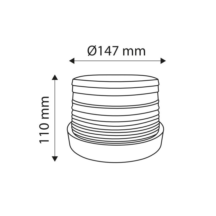 Sinalizador de aviso magnético LED LIGHT LED SMD 5730/12-24V