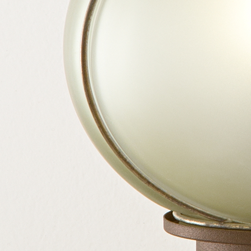 SIRU - Candeeiro de mesa FLORET 1xE14/40W/230V castanho/cinzento Vidro veneziano