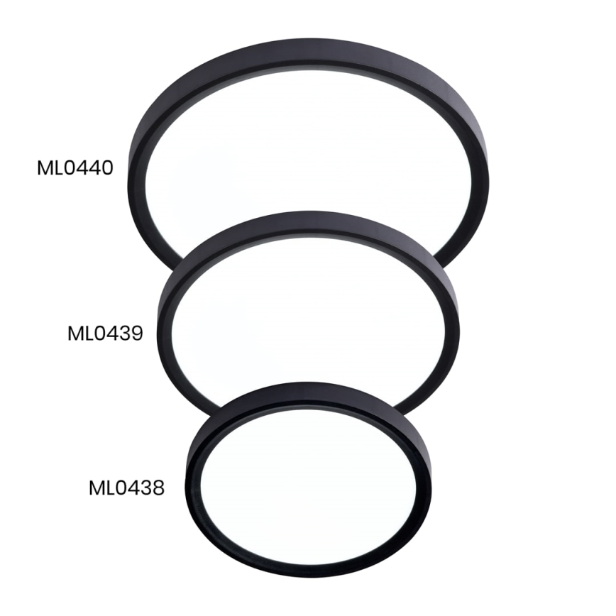 Sistema de suspensão para iluminações MAQ 18W/24W/50W 1m preto