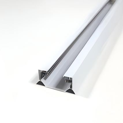 Sistema de trilho monofásico 1 m branco