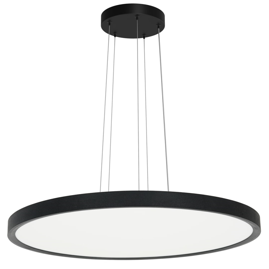 Sistema suspenso para luminárias MAQ 32W/40W 1m preto
